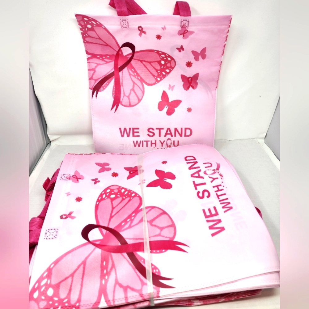 Breast Cancer 50 New Pink Bags‎ Gift Bags Ladies Girlfriends Pink Party Bags